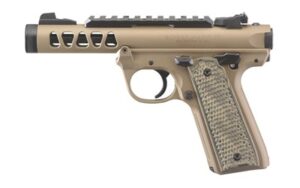 Ruger Mark IV 22/45 LITE FDE Threaded Barrel 22LR